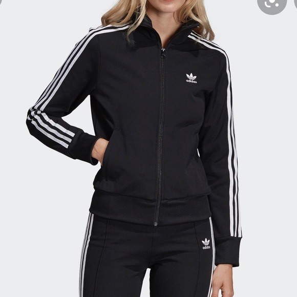 Adidas Black Original 3 Stripe Jacket Size M - Picture 6 of 6